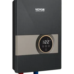 VEVOR Instant Water Heater, 13.8kw Electric Tankless Water Boiler, Digital Temperature Display & Easy Installation & 24-Hour Water Supply, For Kitchen Bathroom Shower Mall Salon Shampoo ETL Listed