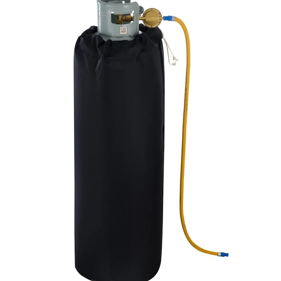 VEVOR Insulated Band Style Gas Cylinder Warmer, Fits 100 lbs Gas Tanks 280W Propane Heater, Fixed Internal Thermostat Max Temp 90 ℉, Durable Waterproof Oxford Fabric, FCC Listed