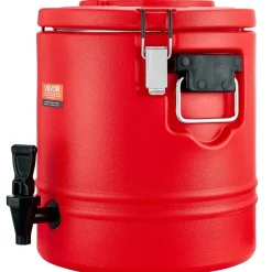 VEVOR Insulated Beverage Dispenser, 3 Gal/11.4L Thermal Hot and Cold Drink Server Dispenser with Spigot, Food-Grade Cooler Jug with 304 Stainless Steel Interior, for Tea Coffee Restaurant Outdoor