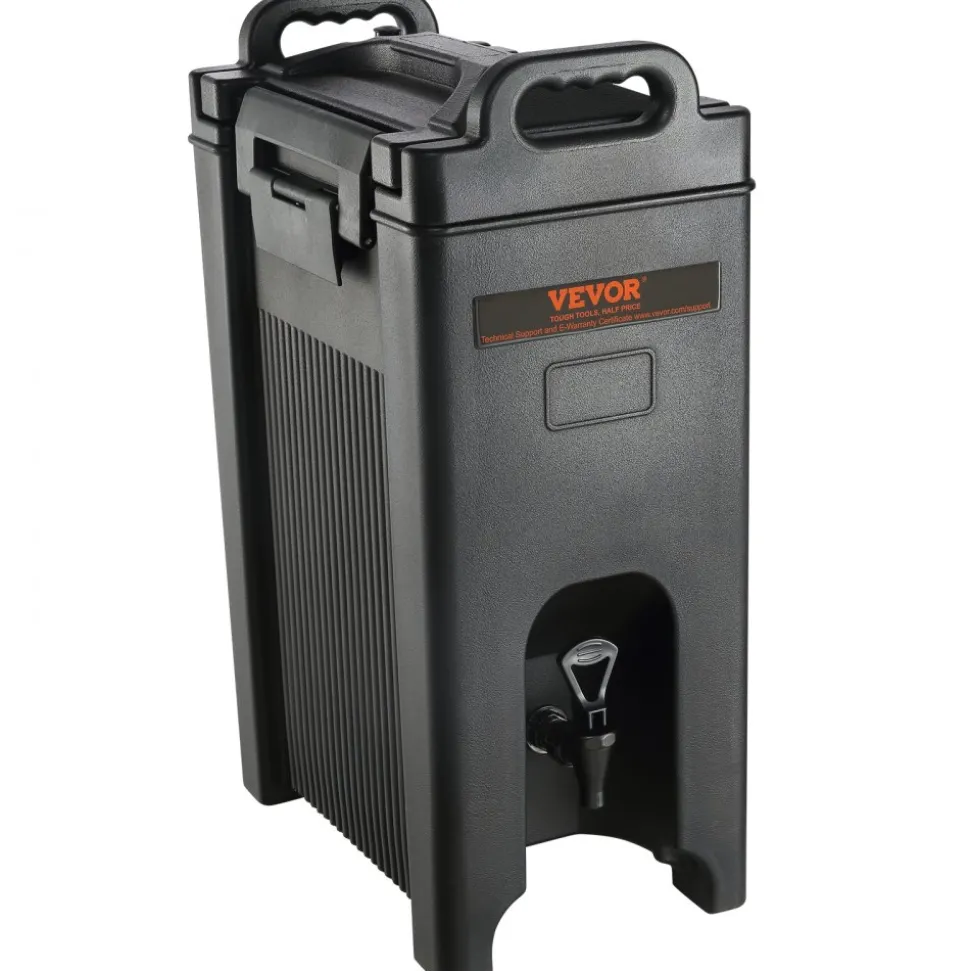 VEVOR Insulated Beverage Dispenser, 5 Gallon, Food-grade LDPE Hot and Cold Beverage Server, Thermal Drink Dispenser Cooler with 0.9 in PU Layer Two-Stage Faucet Handle, for Restaurant Drink Shop
