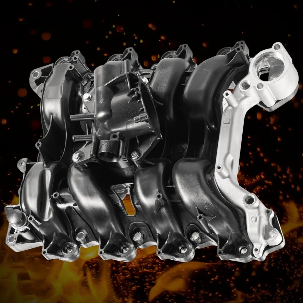 VEVOR Intake Manifold, with Gasket, Engine Intake Manifold Assembly Compatible with 2007-2008 Ford F-150 / E-150 / E-250, Automotive Engine Replacement Kit Replace 615-375, 7L3Z-9424-B, 7L3Z-9424-F