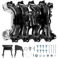 VEVOR Intake Manifold, with Gasket, Engine Intake Manifold Assembly Compatible with 2007-2008 Ford F-150 / E-150 / E-250, Automotive Engine Replacement Kit Replace 615-375, 7L3Z-9424-B, 7L3Z-9424-F