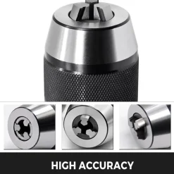 VEVOR Integrated CAT40 Collet Chuck Keyless Drill Chuck 1/2 inch for CAT40 CNC Engraving Machine & Milling Lathe Tool (CAT40)