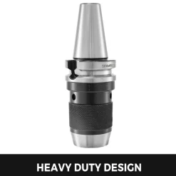 VEVOR Integrated CAT40 Collet Chuck Keyless Drill Chuck 1/2 inch for CAT40 CNC Engraving Machine & Milling Lathe Tool (CAT40)