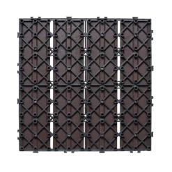 VEVOR Interlocking Deck Tiles Plastic Wood, 27 Pack,12