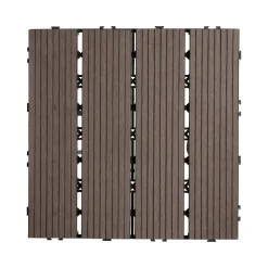 VEVOR Interlocking Deck Tiles Plastic Wood, 27 Pack,12
