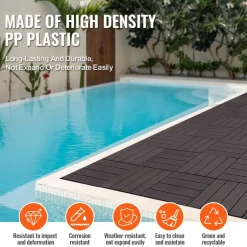 VEVOR Interlocking Deck Tiles, 54 Pack,12