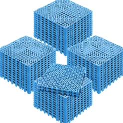 VEVOR Interlocking Tile 50PCS Blue, Drainage Tiles 12