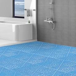 VEVOR Interlocking Tile 55PCS Blue, Drainage Tiles 12