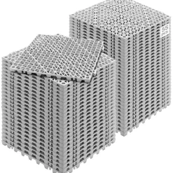 VEVOR Interlocking Tile 55PCS Grey, Drainage Tiles 12