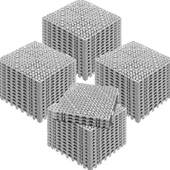 VEVOR Interlocking Tile 55PCS Grey, Drainage Tiles 12