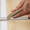 VEVOR Interlocking Vinyl Floor Tiles 48 x 7.3 inch, 10 Tiles 5.5mm Thick Snap Together, Natural Wood Grain DIY Flooring for Kitchen, Dining Room, Bedrooms & Bathrooms, Easy for Home Decor