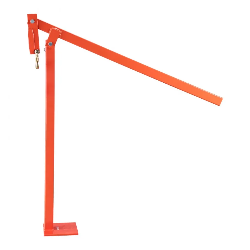 VEVOR 36 in T Post Puller, Heavy Duty Fence Post Pullers with Puller Plate & 47 in Lifting Chain, Labor-Saving T-Post Remover Tool for Round Fence Posts, Sign Posts & Tree Stumps