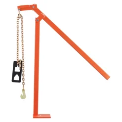 VEVOR 36 in T Post Puller, Heavy Duty Fence Post Pullers with Puller Plate & 47 in Lifting Chain, Labor-Saving T-Post Remover Tool for Round Fence Posts, Sign Posts & Tree Stumps