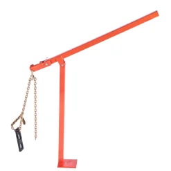 VEVOR 36 in T Post Puller, Heavy Duty Fence Post Pullers with Puller Plate & 47 in Lifting Chain, Labor-Saving T-Post Remover Tool for Round Fence Posts, Sign Posts & Tree Stumps