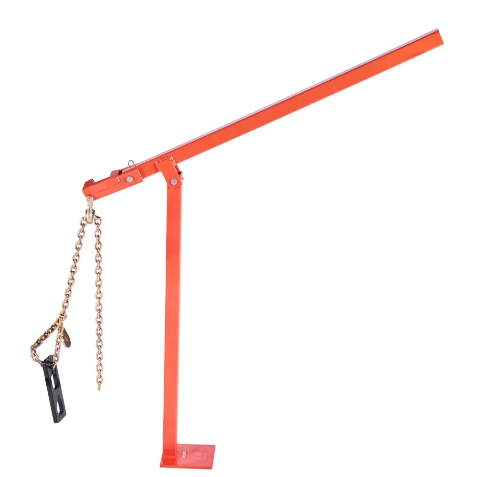VEVOR 36 in T Post Puller, Heavy Duty Fence Post Pullers with Puller Plate & 47 in Lifting Chain, Labor-Saving T-Post Remover Tool for Round Fence Posts, Sign Posts & Tree Stumps