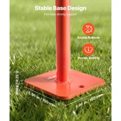 VEVOR 36 in T Post Puller, Heavy Duty Steel Fence Post Puller, 660lb Load Capacity, Labor-Saving T-Post Remover Tool for Round Fence Posts, Sign Posts & Tree Stumps, Lifting Chain Not Included