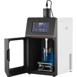 VEVOR 2 in 1 Ultrasonic Homogenizer, 2000W Power, 20KHz Frequency, 0.79 inch Titanium Alloy Probe, Continuous, Timer and Pulse Three Modes, Noise Reduction, Sonicator Processor Cell Disruptor Mixer