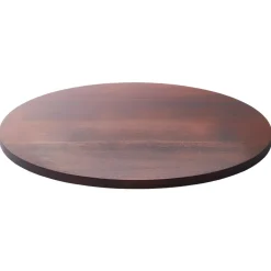 VEVOR 24 in Wood Lazy Susan Turntable, 360° Rotation Round Clear Tabletop Rotating Tray, Acacia Wood Dining Table Centerpiece, Smooth and Silent Spin, for Family Gatherings, Banquets and Weddings