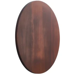 VEVOR 24 in Wood Lazy Susan Turntable, 360° Rotation Round Clear Tabletop Rotating Tray, Acacia Wood Dining Table Centerpiece, Smooth and Silent Spin, for Family Gatherings, Banquets and Weddings