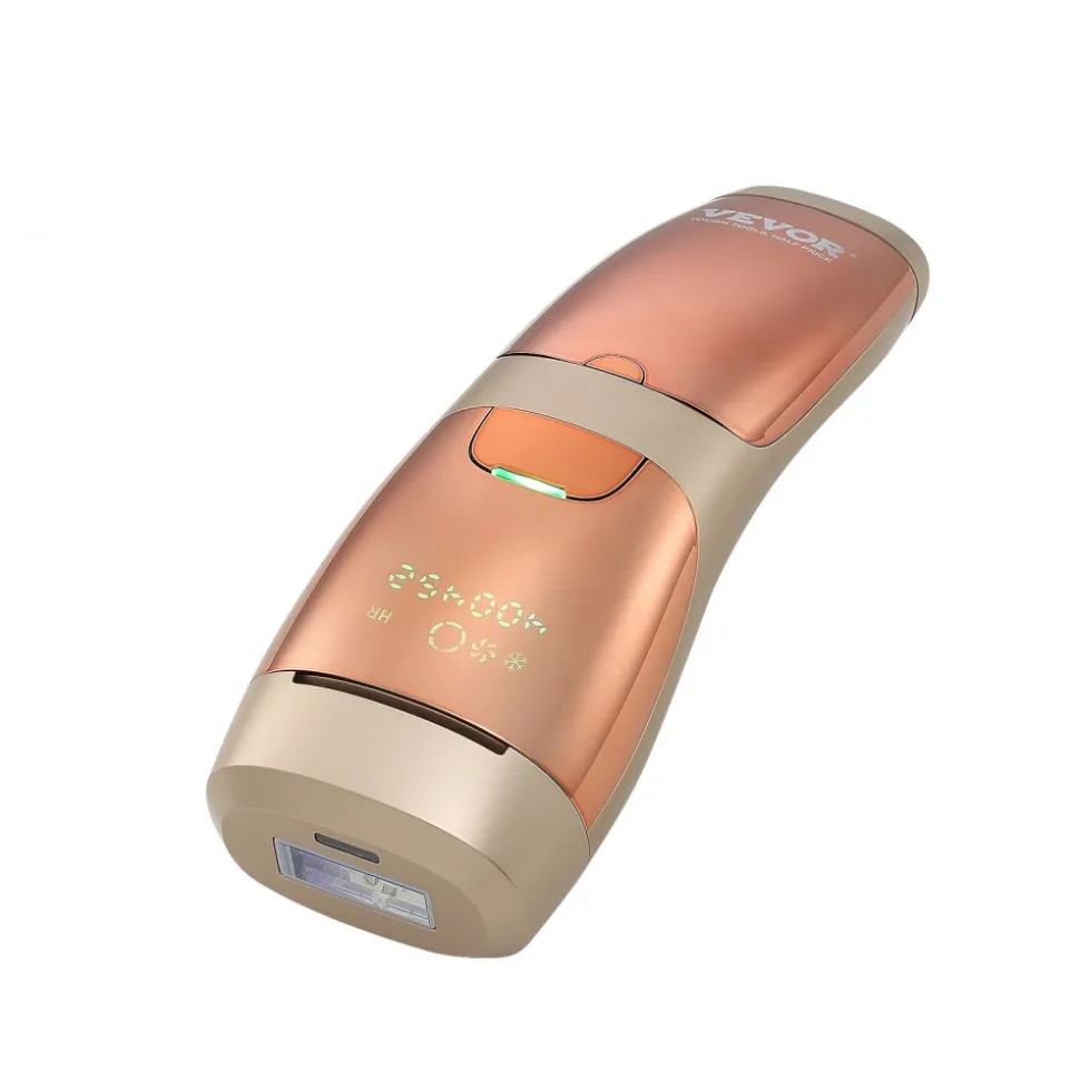 VEVOR IPL Hair Removal, Permanent Hair Removal with Sapphire Ice Cooling System, Painless At-Home Hair Removal Device for Women Men, Auto/Manual Modes, 5 Levels for Body & Face