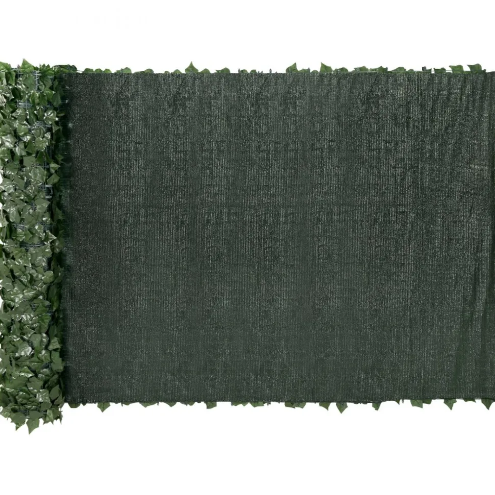 VEVOR Ivy Privacy Fence, 59 x 158in Artificial Green Wall Screen, Greenery Ivy Fence w/ Mesh Cloth Backing and Strengthened Joint, Faux Hedges Vine Leaf Decoration for Outdoor Garden, Yard, Balcony