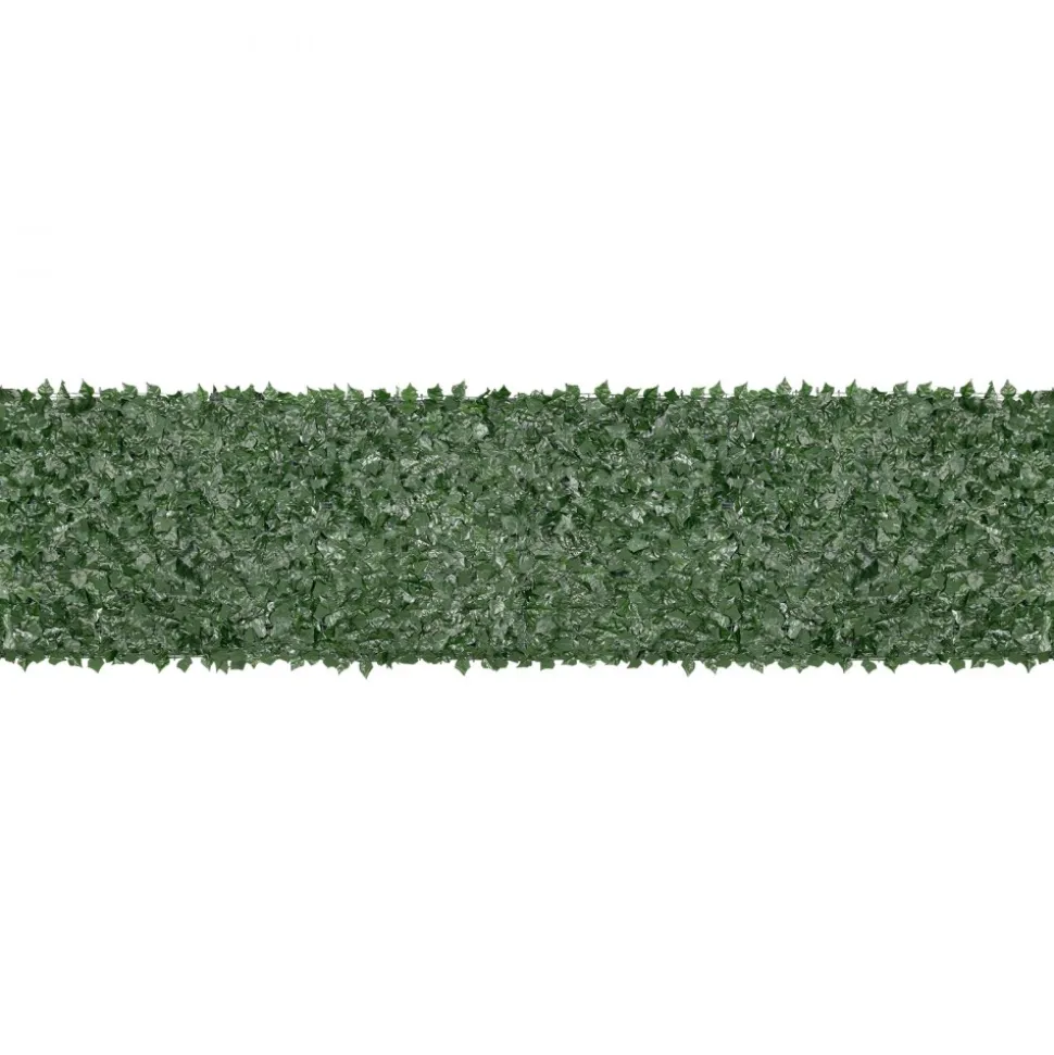 VEVOR Ivy Privacy Fence, 39 x 158in Artificial Green Wall Screen, Greenery Ivy Fence with Mesh Cloth Backing and Strengthened Joint, Faux Hedges Vine Leaf Decoration for Outdoor Garden, Yard, Balcony
