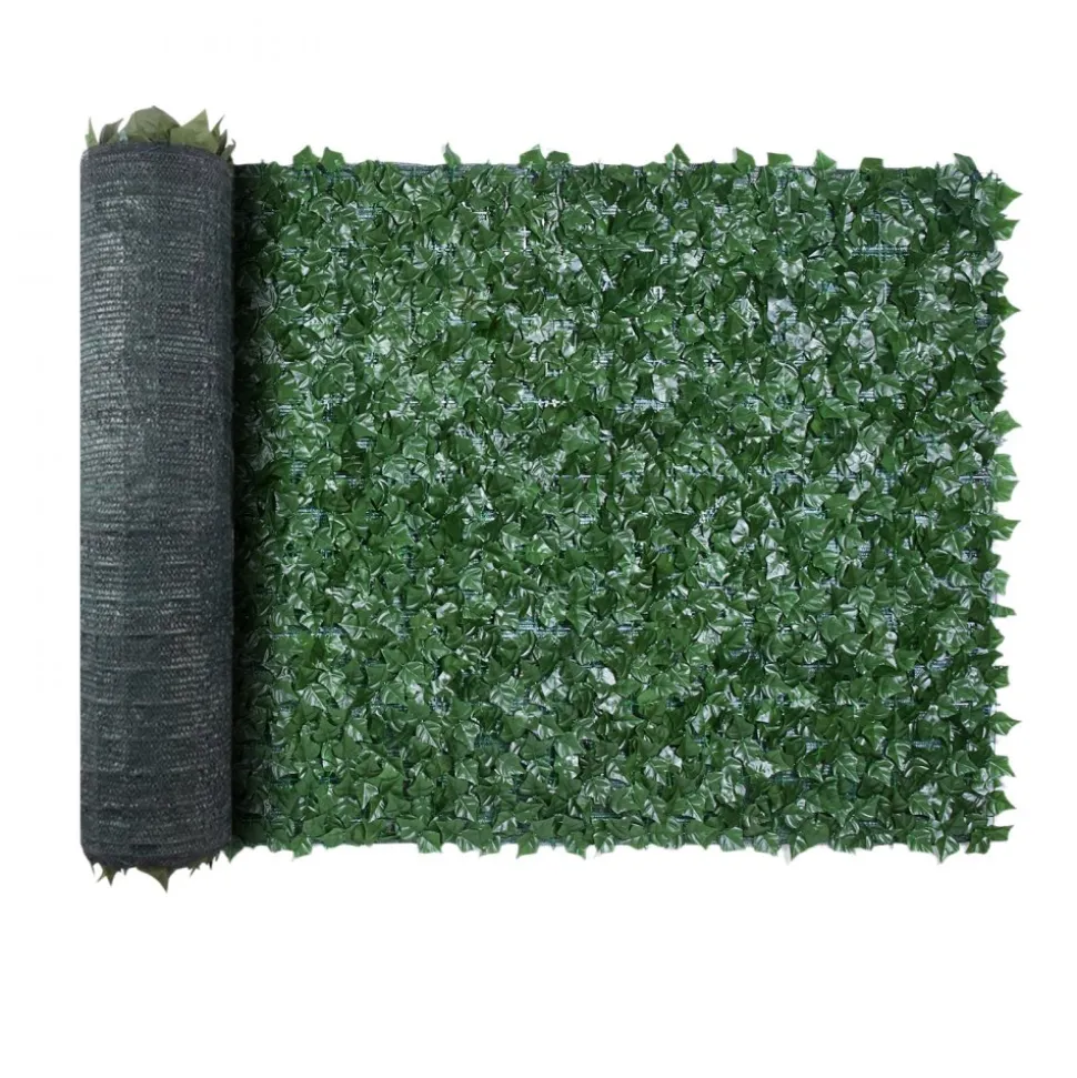 VEVOR Ivy Privacy Fence, 96 x 72 in Artificial Green Wall Screen, Greenery Ivy Fence with Strengthened Joint, Faux Hedges Vine Leaf Decoration for Outdoor Garden, Yard, Balcony, Patio Decor