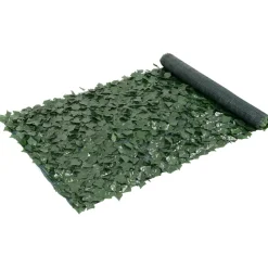 VEVOR Ivy Privacy Fence, 39 x 98 in Artificial Green Wall Screen, Greenery Ivy Fence with Mesh Cloth Backing and Strengthened Joint, Faux Hedges Vine Leaf Decoration for Outdoor Garden, Yard, Balcony