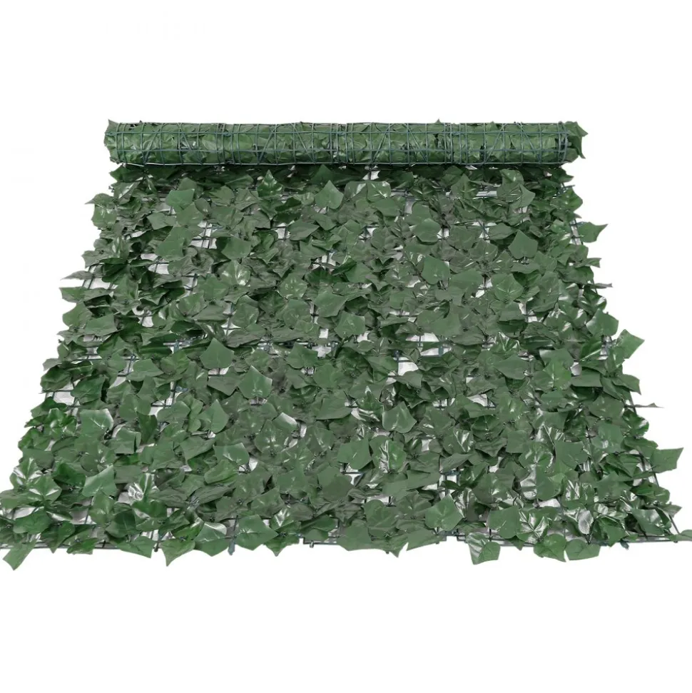VEVOR Ivy Privacy Fence, 39 x 98 in Artificial Green Wall Screen, Greenery Ivy Fence with Strengthened Joint, Faux Hedges Vine Leaf Decoration for Outdoor Garden, Yard, Balcony, Patio Decor