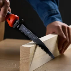 VEVOR Jab Saw, 6 in Keyhole Saw with Soft Grip Handle, 8-In-1 Multi-Blades Drywall Jab Saw, Sharp Jab Saw with Triple Ground Teeth, for Cutting Drywall Wood Metel Plastic Plywood Wallboard Thin Sheet