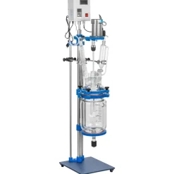 VEVOR Jacketed Reactor 5L Laboratory Glass Reactor, Jacketed Glass Reactor, Chemical Reaction Vessel, Lab Jacketed Reactor, Reaction Vessel Chemistry, With Digital Display, For Reaction Distillation