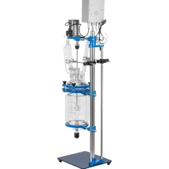 VEVOR Jacketed Reactor 5L Laboratory Glass Reactor, Jacketed Glass Reactor, Chemical Reaction Vessel, Lab Jacketed Reactor, Reaction Vessel Chemistry, With Digital Display, For Reaction Distillation