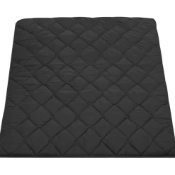 VEVOR Japanese Tatami Mat, Full Size Foldable Japanese Tatami Mattress, Futon Mattress with Storage Bag & Fastener, 9-Layer Floor Mat for Sleeping, Dormitory, Meditation, Yoga, 80 x 54 x 3.5 in, Black