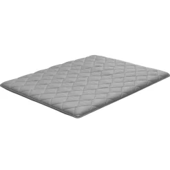 VEVOR Japanese Tatami Mat, Queen Size Foldable Japanese Tatami Mattress, Futon Mattress with Storage Bag & Fastener, 9-Layer Floor Mat for Sleeping, Dormitory, Meditation, Yoga, 80 x 60 x 2.5 in, White