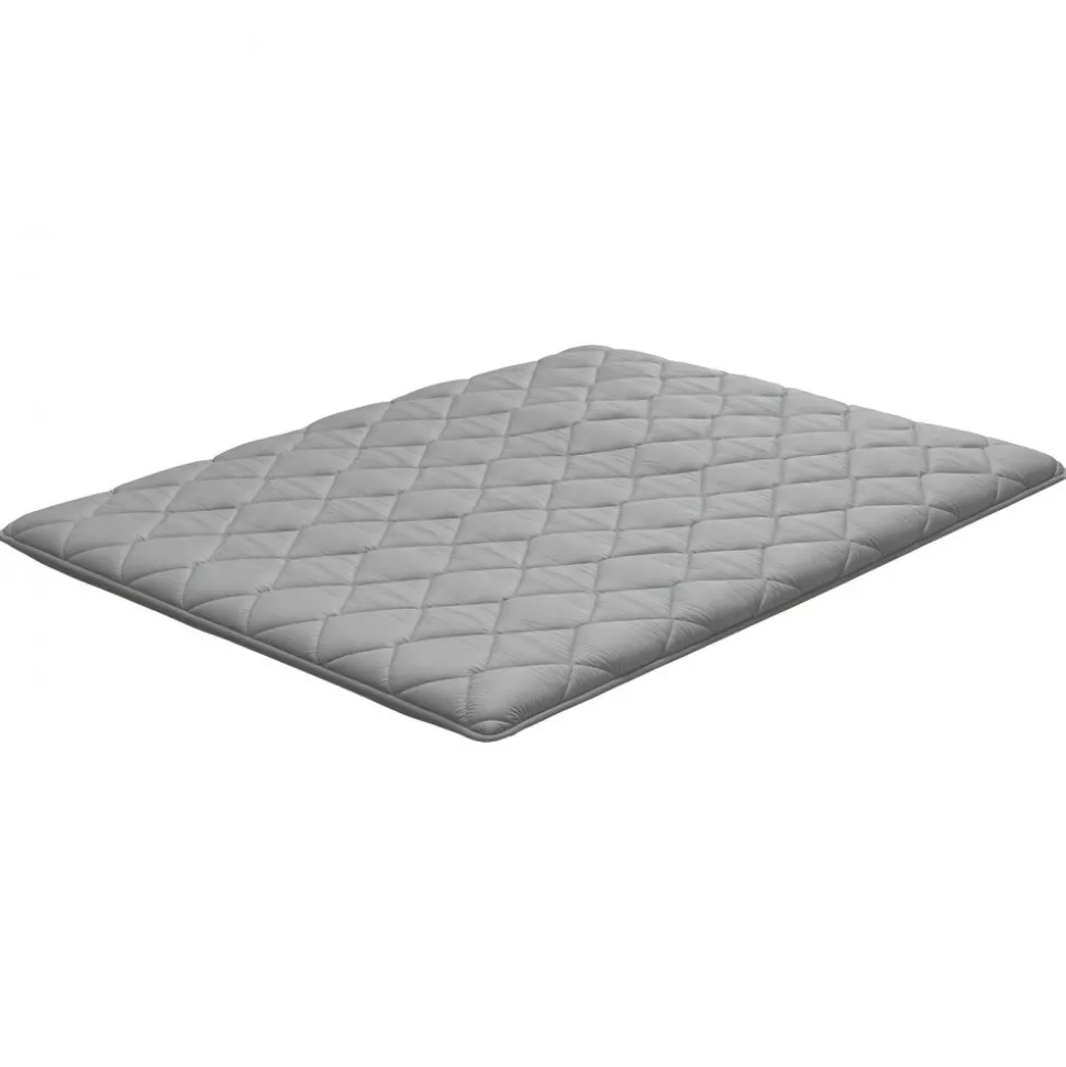 VEVOR Japanese Tatami Mat, Queen Size Foldable Japanese Tatami Mattress, Futon Mattress with Storage Bag & Fastener, 9-Layer Floor Mat for Sleeping, Dormitory, Meditation, Yoga, 80 x 60 x 2.5 in, White