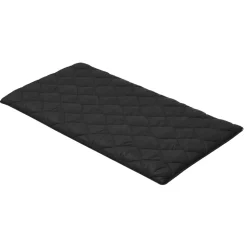 VEVOR Japanese Tatami Mat, Twin Size Foldable Japanese Tatami Mattress, Futon Mattress with Storage Bag & Fastener, 9-Layer Floor Mat for Sleeping, Dormitory, Meditation, Yoga, 80 x 39 x 3.5 in, Black