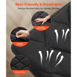 VEVOR Japanese Tatami Mat, Twin Size Foldable Japanese Tatami Mattress, Futon Mattress with Storage Bag & Fastener, 9-Layer Floor Mat for Sleeping, Dormitory, Meditation, Yoga, 80 x 39 x 3.5 in, Black