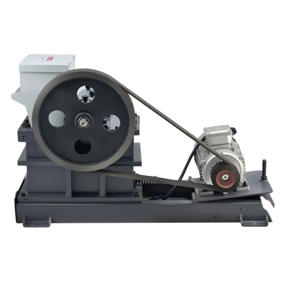 VEVOR Jaw Crusher Machine, 2.2KW High Power Rock Stone Crush Machine, 6.10 x 5.12 inch Feeding Port, 1740 RPM Speed Stone Shatter Grinder, Electric Stone Shatter 220V, for Rock Coal Glass Bottle