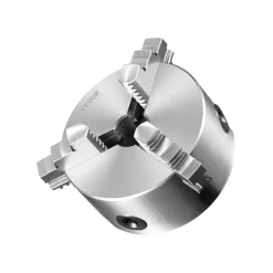 VEVOR 3-Jaw Lathe Chuck, 6'', Self-Centering Lathe Chuck, 0.14- 6.3 in/3.5-160 mm Clamping Range with T-key Fixing Screws Reversible Jaws, for Lathe 3D Printer Machining Center Milling Drilling Machin