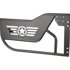 VEVOR Jeep Tube Doors, 4-Door, Compatible with 2018-2026 Jeep Wrangler JL JLU & Gladiator JT 4XE, Steel Off Road Front & Rear Tubular Half Doors with DOT Certified Side View Mirrors