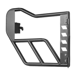 VEVOR Jeep Tube Doors, 4-Door, Compatible with 2007-2018 Jeep Wrangler JK Unlimited, Alloy Steel Off Road Front & Rear Tubular Half Doors with Storage Bag, Rubber Pads, Heavy-Duty Hinges and OE Latch
