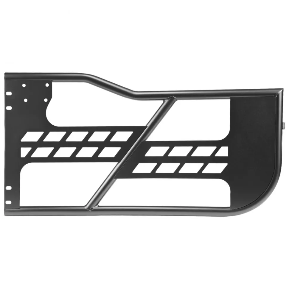 VEVOR Jeep Tube Doors, 4-Door, Compatible with 2018-2026 Wrangler JL JLU & 2020-2026 Gladiator JT, Steel Off Road Front & Rear Tubular Half Doors with DOT Certified Side View Mirrors and Rubber Pads