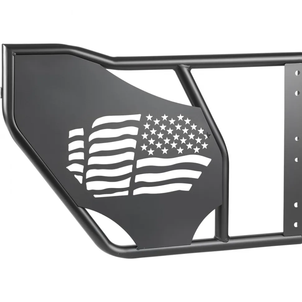 VEVOR Jeep Tube Doors, 4-Door, Compatible with 2007-2018 Jeep Wrangler JK Unlimited, Steel Off Road Front & Rear Tubular Half Doors with DOT Certified Side View Mirrors, Storage Bag and Rubber Pads