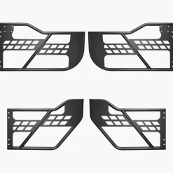 VEVOR Jeep Tube Doors, 2-Door, Hunting Style Jeep Tubular Door with Heavy-Duty Hinges & OE Latch, Jeep Doors with Rear View Mirrors, Fit for 2018-2024 Jeep Wrangler JL & 2020-2024 Jeep Gladiator JT