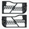 VEVOR Jeep Tube Doors, 2-Door, Hunting Style Jeep Tubular Door with Heavy-Duty Hinges & OE Latch, Jeep Doors with Rubber Pads & Toughened Steel Tube, Fit for 2007-2018 Jeep Wrangler JK