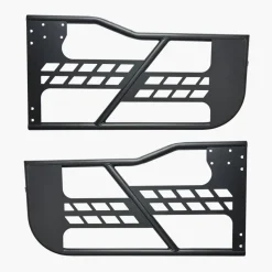 VEVOR Jeep Tube Doors, 2-Door, Hunting Style Jeep Tubular Door with Heavy-Duty Hinges & OE Latch, Jeep Doors with Rubber Pads & Toughened Steel Tube, Fit for 2007-2018 Jeep Wrangler JK