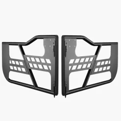 VEVOR Jeep Tube Doors, 2-Door, Hunting Style Jeep Tubular Door with Heavy-Duty Hinges & OE Latch, Jeep Doors with Rubber Pads & Toughened Steel Tube, Fit for 2007-2018 Jeep Wrangler JK