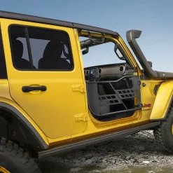 VEVOR Jeep Tube Doors, 2-Door, Hunting Style Jeep Tubular Door with Heavy-Duty Hinges & OE Latch, Jeep Doors with Rubber Pads & Toughened Steel Tube, Fit for 2007-2018 Jeep Wrangler JK