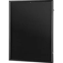 VEVOR Jersey Display Frame Case, 24 x 32 x 1.5 in, Large Lockable Sport Jersey Shadow Box with 98% UV Protection PC Glass and Hangers, for Baseball Basketball Football Hockey Shirt and Uniform, Black